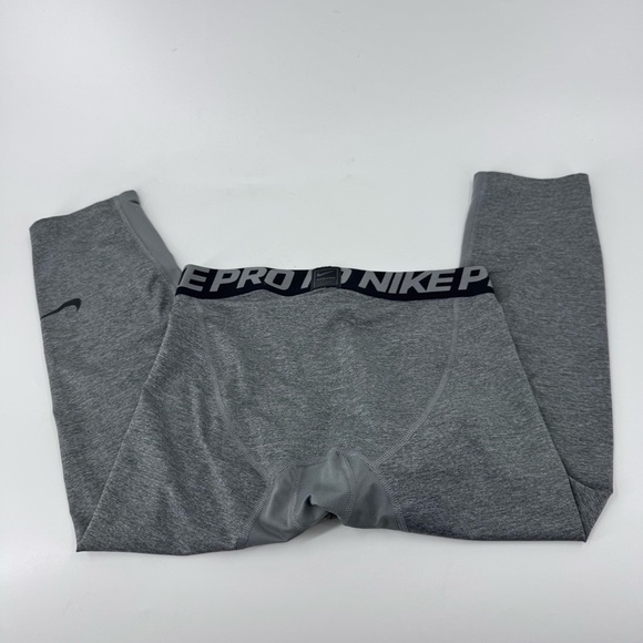 Nike Pro Compression Pants - Gray/Pants - Picture 4 of 11